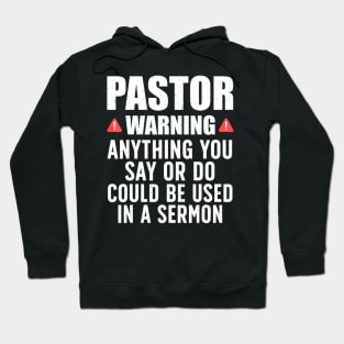 Best Pastor Appreciation Art Dad Christian Bible Hoodie